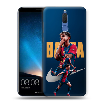 Силиконовый чехол на Huawei Nova 2i с принтом Барселона Barca Yamal 