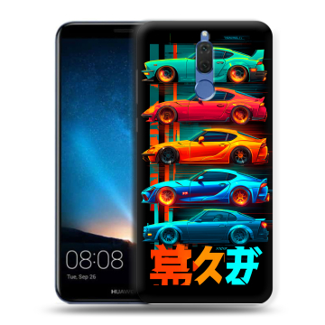 Силиконовый чехол на Huawei Nova 2i с принтом машины тачки Силиконовый чехол на Huawei Nova 2i с принтом машины тачки