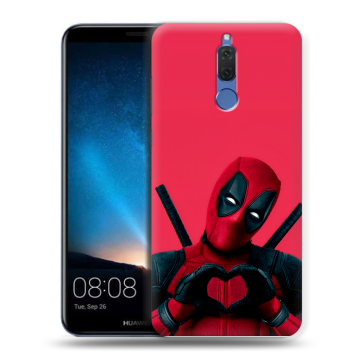Силиконовый чехол на Huawei Nova 2i с принтом Дедпул Deadpool