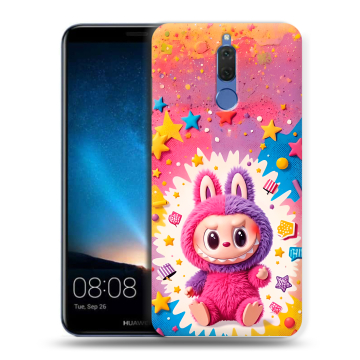 Силиконовый чехол на Huawei Nova 2i с принтом Labubu Лабубу