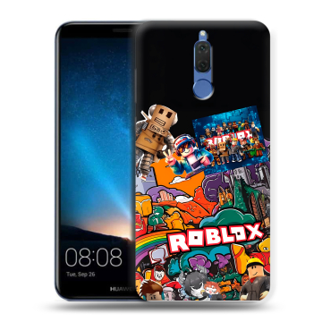 Силиконовый чехол на Huawei Nova 2i с принтом Roblox Роблокс Силиконовый чехол на Huawei Nova 2i с принтом Roblox Роблокс