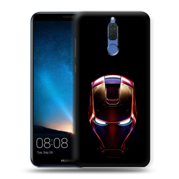 Силиконовый чехол на Huawei Nova 2i с принтом IronMan Железный человек