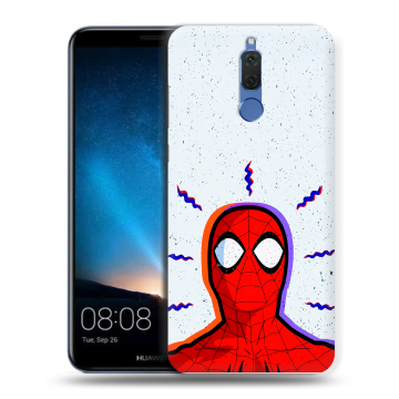 Силиконовый чехол на Huawei Nova 2i с принтом Spiderman Человек паук Силиконовый чехол на Huawei Nova 2i с принтом Spiderman Человек паук