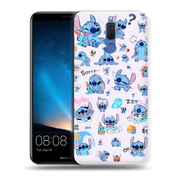 Силиконовый чехол на Huawei Nova 2i с принтом Лило и Стич