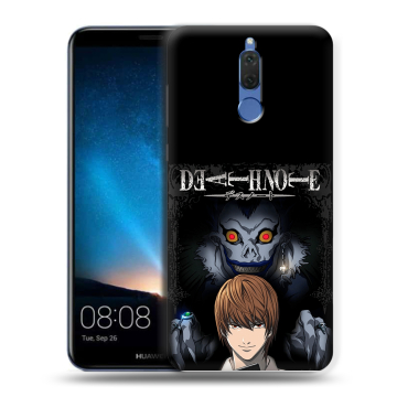 Силиконовый чехол на Huawei Nova 2i с принтом Death note Тетрадь смерти Силиконовый чехол на Huawei Nova 2i с принтом Death note Тетрадь смерти