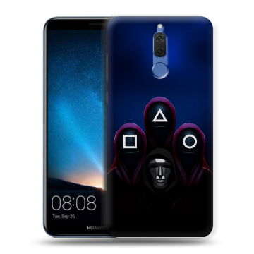 Силиконовый чехол на Huawei Nova 2i с принтом Игра Кальмара Силиконовый чехол на Huawei Nova 2i с принтом Игра Кальмара