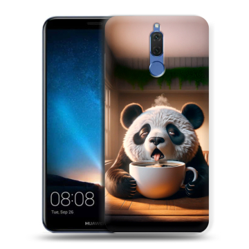 Силиконовый чехол на Huawei Nova 2i с принтом смешная панда