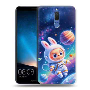 Силиконовый чехол на Huawei Nova 2i с принтом Labubu Лабубу