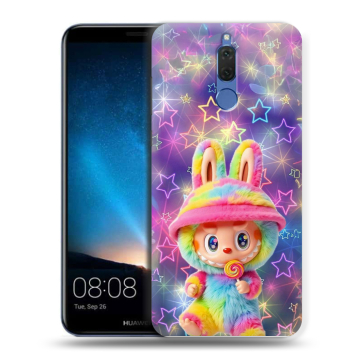 Силиконовый чехол на Huawei Nova 2i с принтом Labubu Лабубу Силиконовый чехол на Huawei Nova 2i с принтом Labubu Лабубу