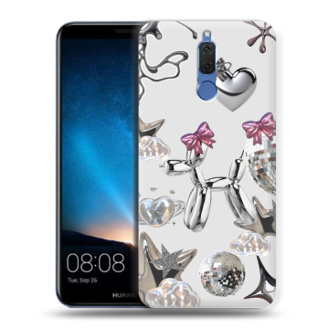 Силиконовый чехол на Huawei Nova 2i с принтом Y2K