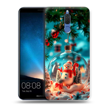 Силиконовый чехол на Huawei Nova 2i с принтом Новый год Силиконовый чехол на Huawei Nova 2i с принтом Новый год