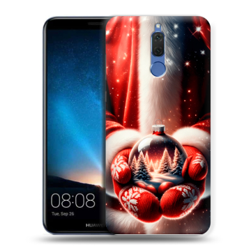 Силиконовый чехол на Huawei Nova 2i с принтом Новый год Силиконовый чехол на Huawei Nova 2i с принтом Новый год