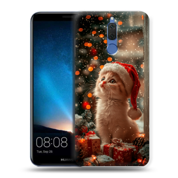 Силиконовый чехол на Huawei Nova 2i с принтом Новый год Силиконовый чехол на Huawei Nova 2i с принтом Новый год