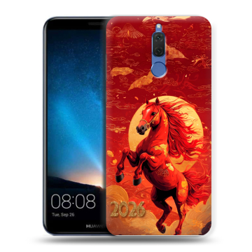 Силиконовый чехол на Huawei Nova 2i с принтом Новый год Силиконовый чехол на Huawei Nova 2i с принтом Новый год