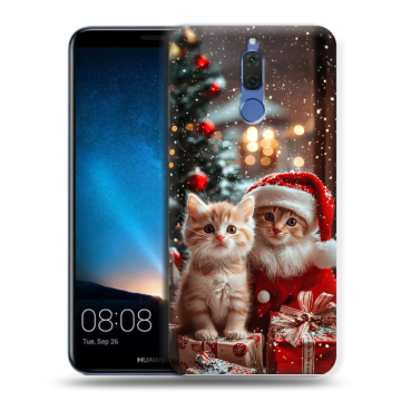 Силиконовый чехол на Huawei Nova 2i с принтом Новый год Силиконовый чехол на Huawei Nova 2i с принтом Новый год