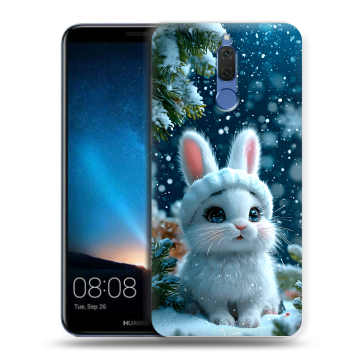 Силиконовый чехол на Huawei Nova 2i с принтом Новый год Силиконовый чехол на Huawei Nova 2i с принтом Новый год