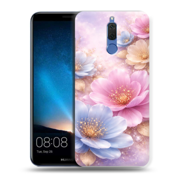 Силиконовый чехол на Huawei Nova 2i с принтом женский