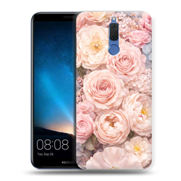 Силиконовый чехол на Huawei Nova 2i с принтом женский