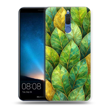 Силиконовый чехол на Huawei Nova 2i с принтом женский