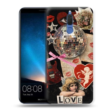 Силиконовый чехол на Huawei Nova 2i с принтом для девочек Силиконовый чехол на Huawei Nova 2i с принтом для девочек