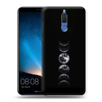 Силиконовый чехол на Huawei Nova 2i с принтом женский