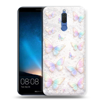 Силиконовый чехол на Huawei Nova 2i с принтом женский