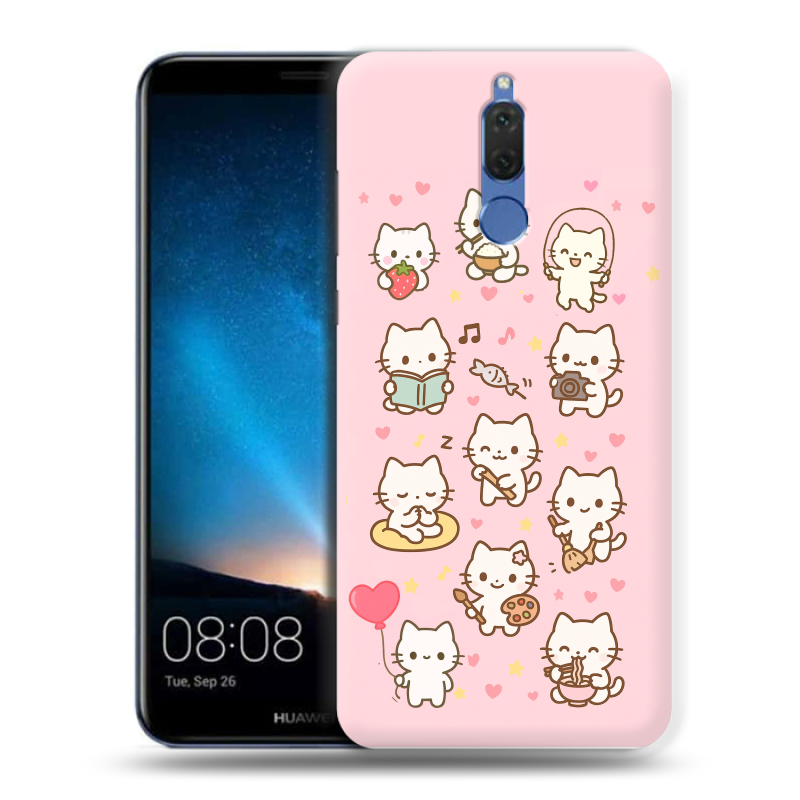Силиконовый чехол на Huawei Nova 2i с принтом Hello Kitty Хелоу Кити Силиконовый чехол на Huawei Nova 2i с принтом Hello Kitty Хелоу Кити