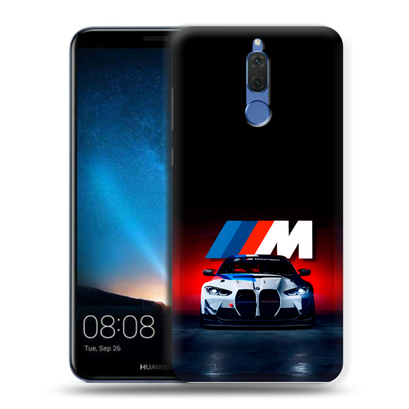 Силиконовый чехол на Huawei Nova 2i с принтом БМВ BMW Силиконовый чехол на Huawei Nova 2i с принтом БМВ BMW