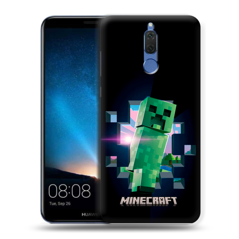 Силиконовый чехол на Huawei Nova 2i с принтом Майнкрафт Minecraft Силиконовый чехол на Huawei Nova 2i с принтом Майнкрафт Minecraft