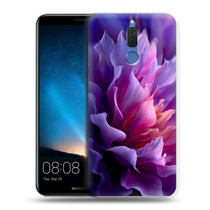 Силиконовый чехол на Huawei Nova 2i с принтом женский цветы Силиконовый чехол на Huawei Nova 2i с принтом женский цветы