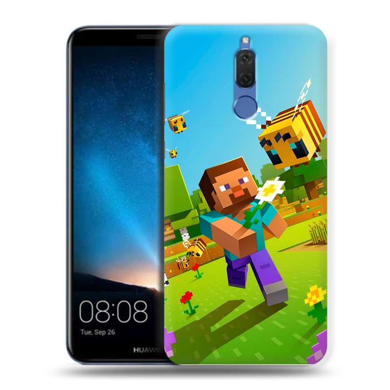 Силиконовый чехол на Huawei Nova 2i с принтом Майнкрафт Minecraft Силиконовый чехол на Huawei Nova 2i с принтом Майнкрафт Minecraft