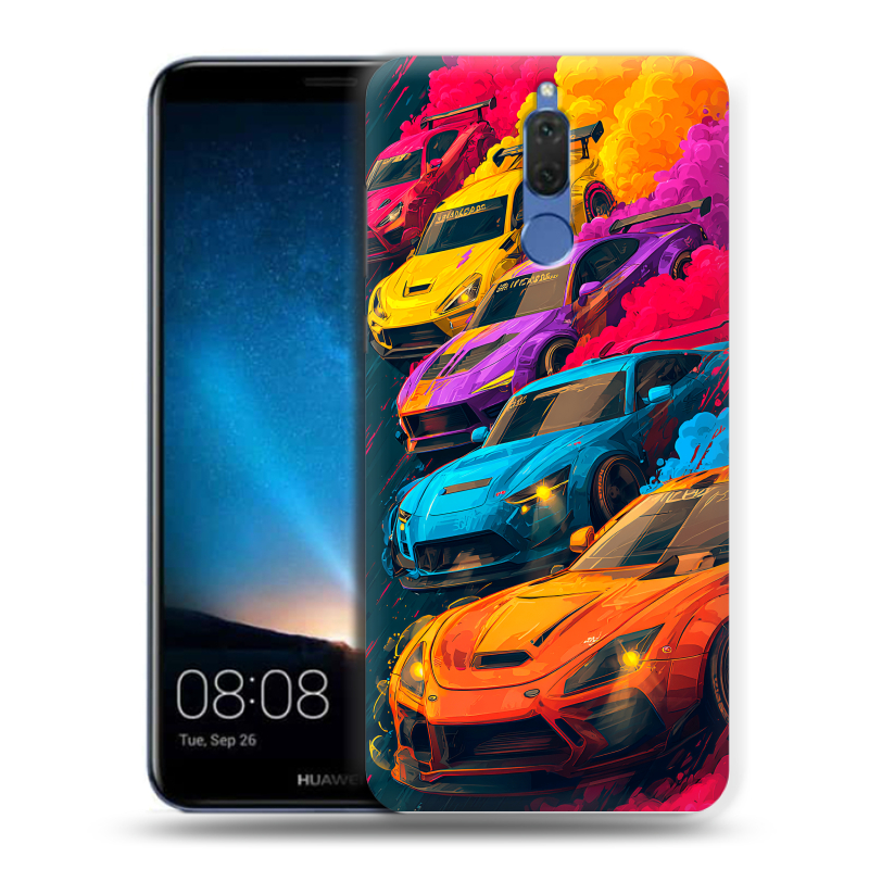 Силиконовый чехол на Huawei Nova 2i с принтом Тачки Силиконовый чехол на Huawei Nova 2i с принтом Тачки