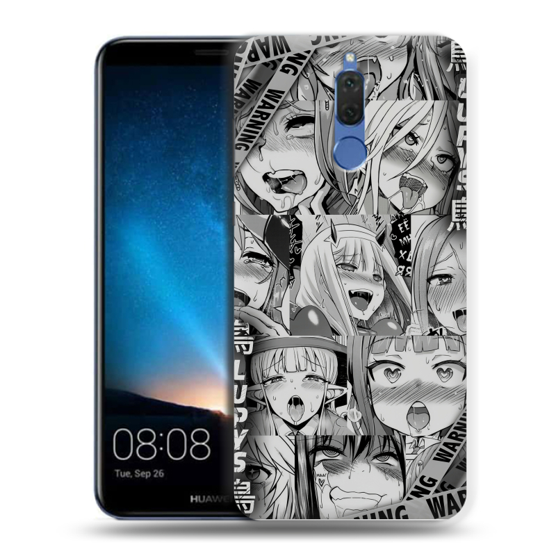 Силиконовый чехол на Huawei Nova 2i с принтом Ahegao Ахегао Аниме Силиконовый чехол на Huawei Nova 2i с принтом Ahegao Ахегао Аниме