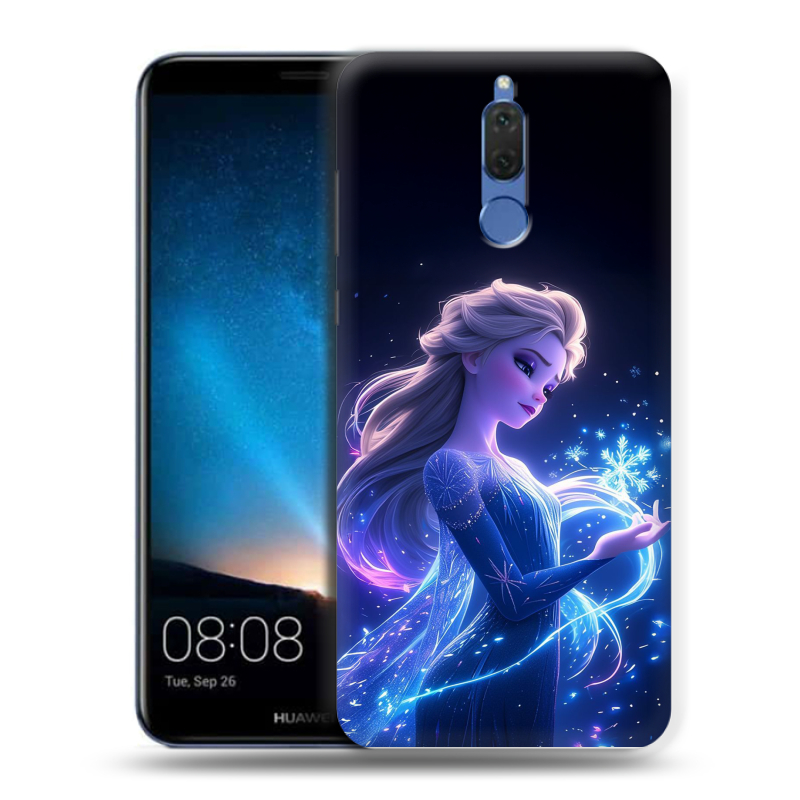 Силиконовый чехол на Huawei Nova 2i с принтом Холодное сердце Frozen Силиконовый чехол на Huawei Nova 2i с принтом Холодное сердце Frozen