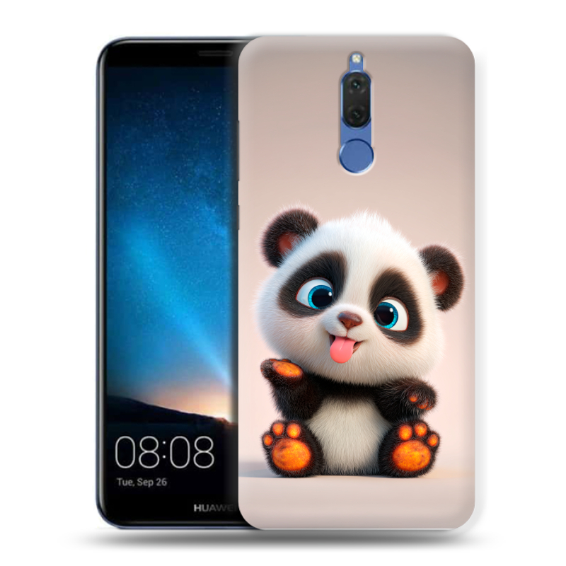 Силиконовый чехол на Huawei Nova 2i с принтом милая панда Силиконовый чехол на Huawei Nova 2i с принтом милая панда