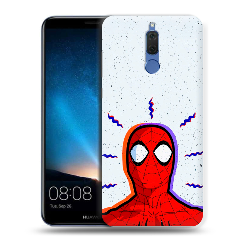 Силиконовый чехол на Huawei Nova 2i с принтом Spiderman Человек паук Силиконовый чехол на Huawei Nova 2i с принтом Spiderman Человек паук
