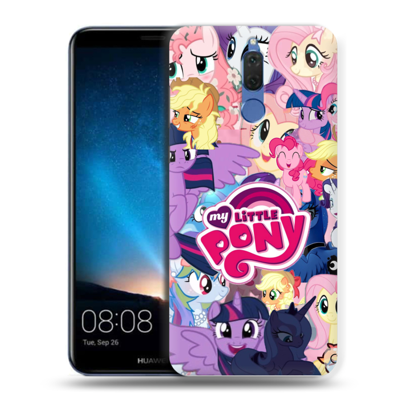 Силиконовый чехол на Huawei Nova 2i с принтом My little pony Дружба чудо Силиконовый чехол на Huawei Nova 2i с принтом My little pony Дружба чудо