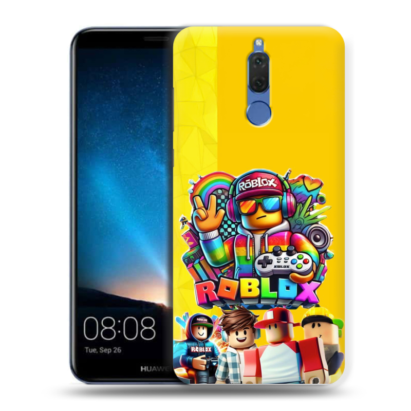 Силиконовый чехол на Huawei Nova 2i с принтом Roblox Роблокс Силиконовый чехол на Huawei Nova 2i с принтом Roblox Роблокс
