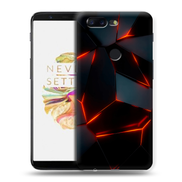 Силиконовый чехол на OnePlus 5T с принтом Яркие абстракции Силиконовый чехол на OnePlus 5T с принтом Яркие абстракции