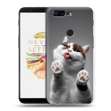 Силиконовый чехол на OnePlus 5T с принтом Коты Силиконовый чехол на OnePlus 5T с принтом Коты
