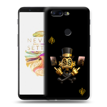 Силиконовый чехол на OnePlus 5T с принтом Золотой скрудж макдак Силиконовый чехол на OnePlus 5T с принтом Золотой скрудж макдак
