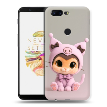 Силиконовый чехол на OnePlus 5T с принтом Куроми Kuromi 