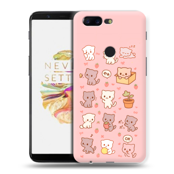 Силиконовый чехол на OnePlus 5T с принтом Hello Kitty Хелоу Кити