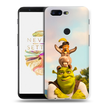 Силиконовый чехол на OnePlus 5T с принтом Шрек Shrek