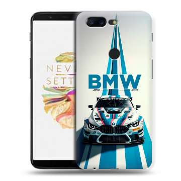 Силиконовый чехол на OnePlus 5T с принтом БМВ BMW