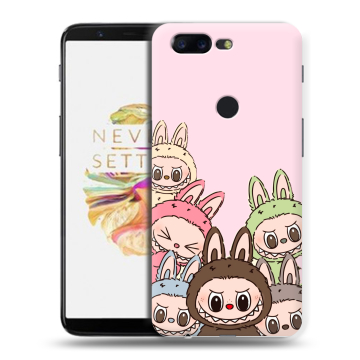 Силиконовый чехол на OnePlus 5T с принтом Лабубу