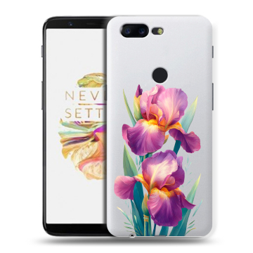 Силиконовый чехол на OnePlus 5T с принтом Цветы орхидеи
