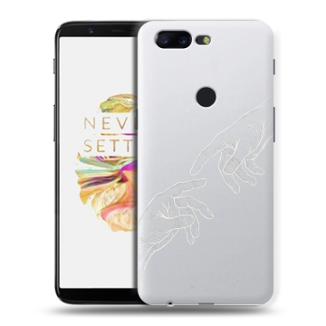 Силиконовый чехол на OnePlus 5T с принтом Сотворение мира