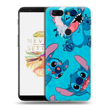 Силиконовый чехол на OnePlus 5T с принтом Лило и Стич Силиконовый чехол на OnePlus 5T с принтом Лило и Стич