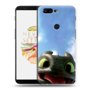 Силиконовый чехол на OnePlus 5T с принтом Как приручить дракона